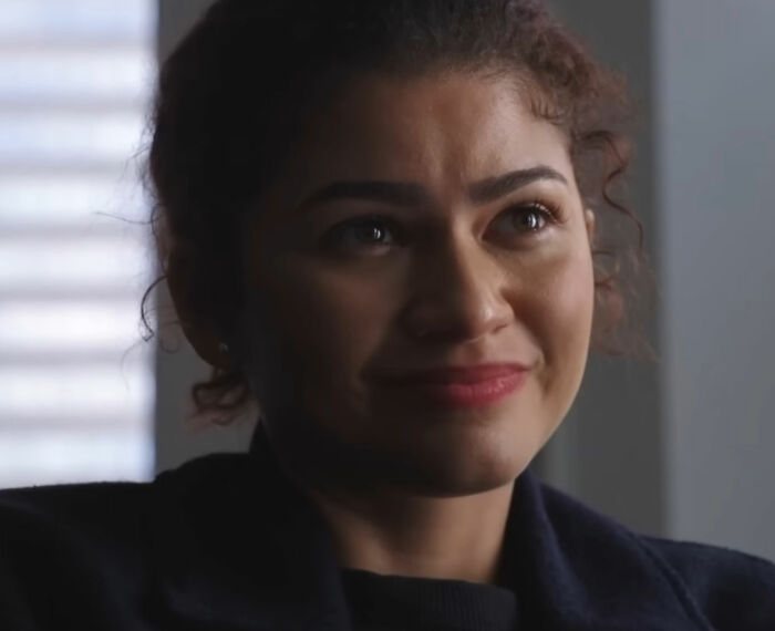 Zendaya smiling warmly in a close-up shot amid engagement ring and Robert Pattinson viral news related to Tom Holland. Zendaya smiling warmly in a close-up shot amid engagement ring and Robert Pattinson viral news related to Tom Holland.