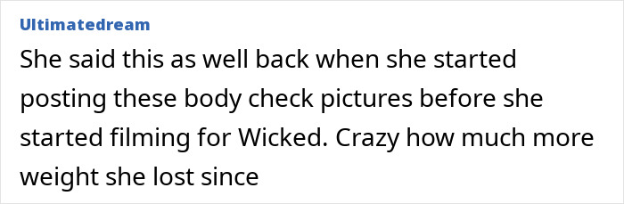 Text excerpt discussing Ariana Grande’s weight loss and body check pictures amid body-shaming controversy. Text excerpt discussing Ariana Grande’s weight loss and body check pictures amid body-shaming controversy.