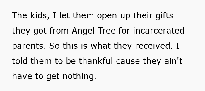 Mother films son&rsquo;s reaction to Angel Tree gifts for incarcerated parents, sparking 2M views and many opinions.