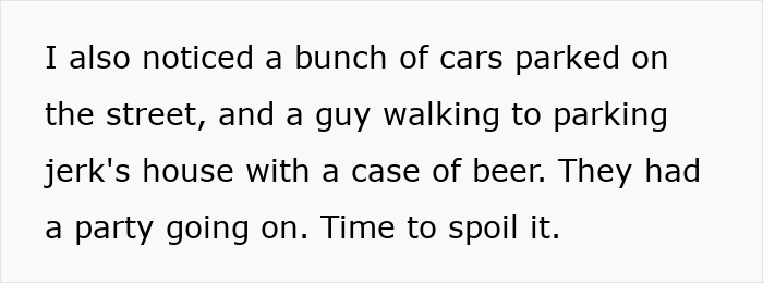 Man walking to rude guy&rsquo;s house with beer by cars blocking fire hydrant and driveway, neighbor plans to call the cops.