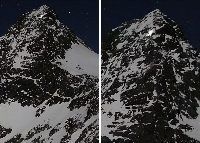 Snow-covered peak of Austria&rsquo;s highest mountain at night, related to woman abandoned and fatally freezing incident.