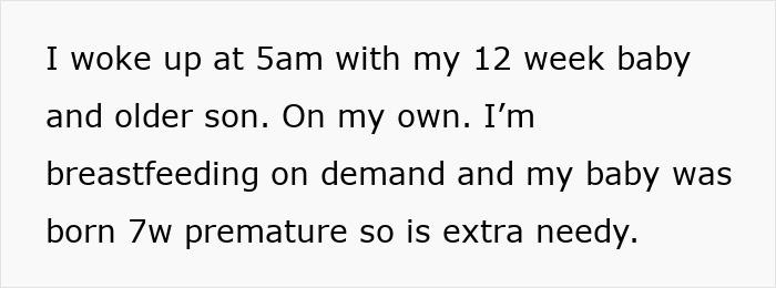 Mother heartbroken and alone breastfeeding her premature baby and caring for older son without husband on Christmas morning.