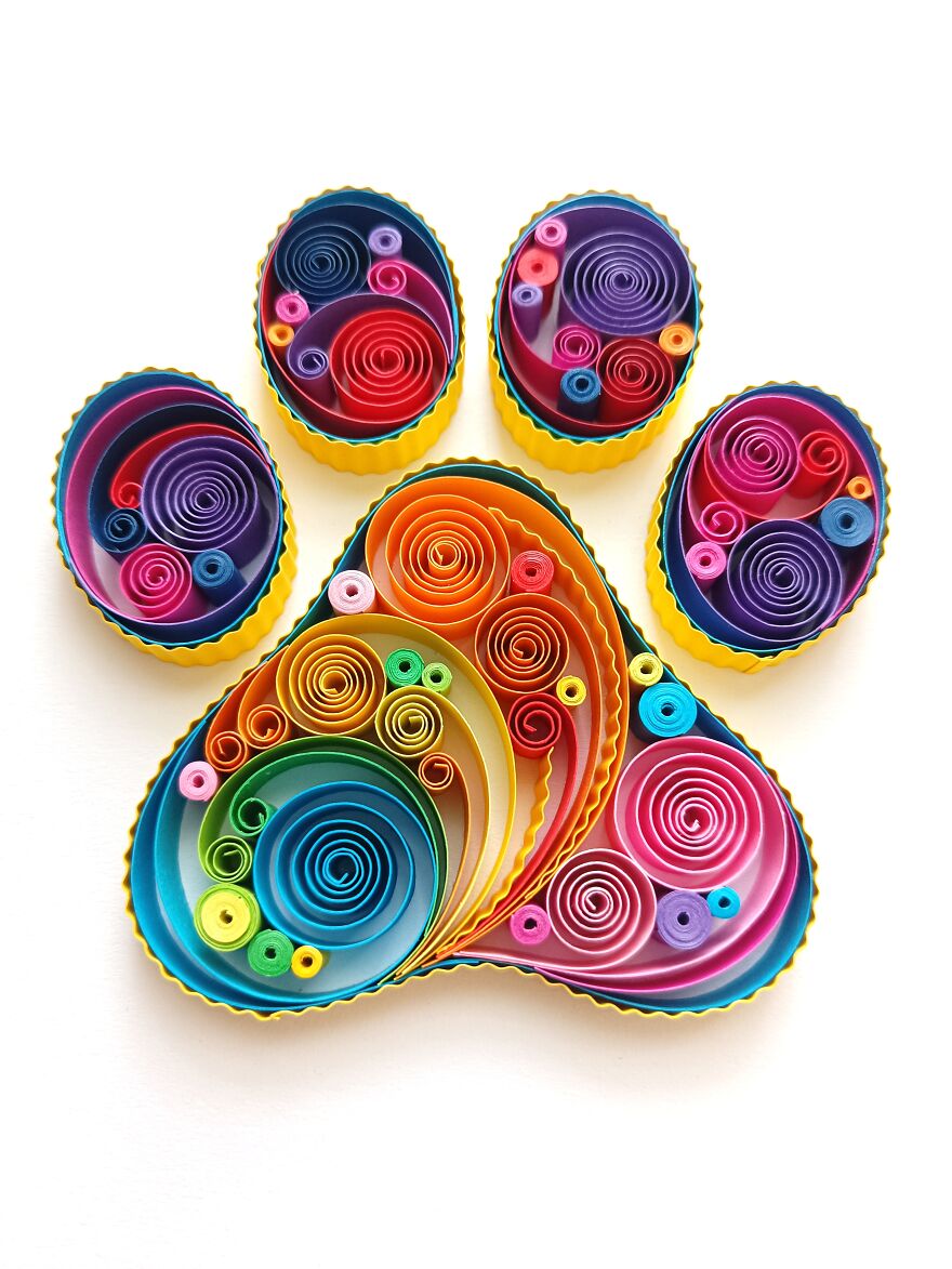 I Turn Simple Paper Strips Into 3D Art That Brings Joy To Homes Around The World