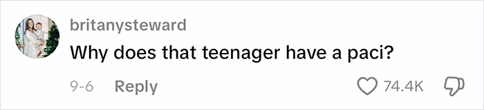 Viral homeschool clip sparks debate as viewers question parenting choices and a teenager using a pacifier.