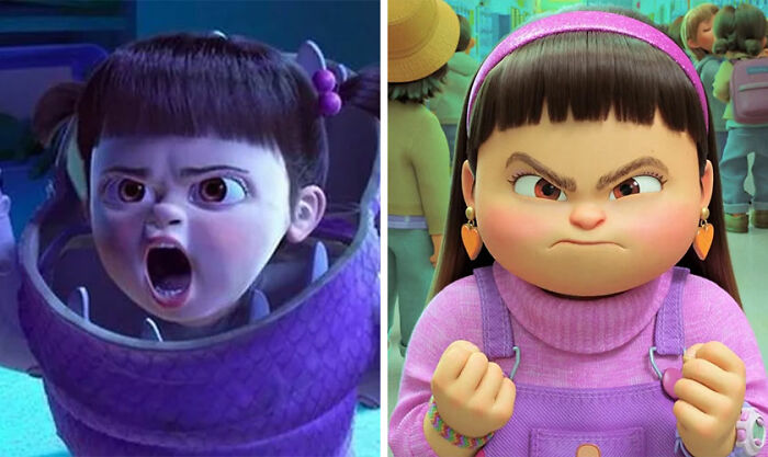 Two animated girls showing angry expressions, related to Disney fans reacting to Toy Story Andy&rsquo;s mom reveal.
