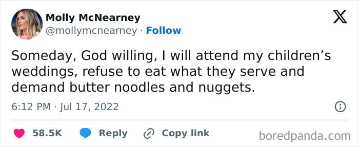 A humorous tweet about parenting struggles, featuring relatable memes for parents to lighten the chaos at home.