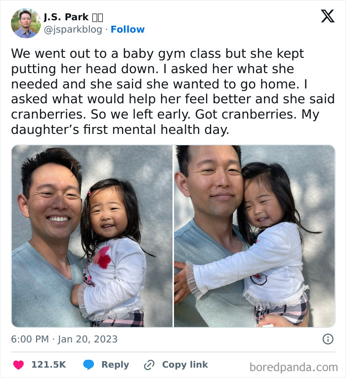 Father and daughter sharing a sweet moment, smiling and hugging, embodying wholesome moments for a clean feed.