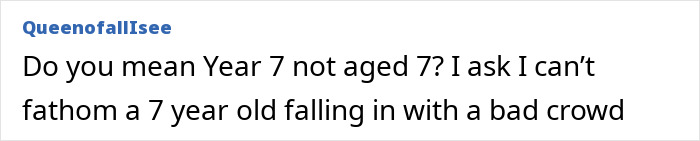 Online comment disputing mom’s punishment of no Christmas gifts for 7-year-old child’s behavior. Online comment disputing mom’s punishment of no Christmas gifts for 7-year-old child’s behavior.