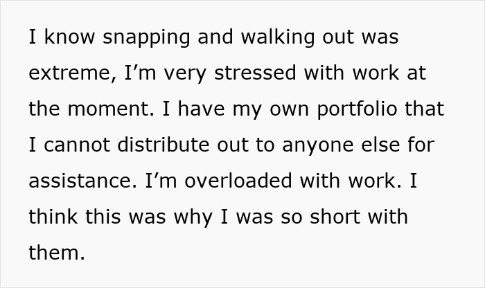 Text about woman not giving in to social pressure from coworkers, feeling stressed and overloaded with work. Text about woman not giving in to social pressure from coworkers, feeling stressed and overloaded with work.