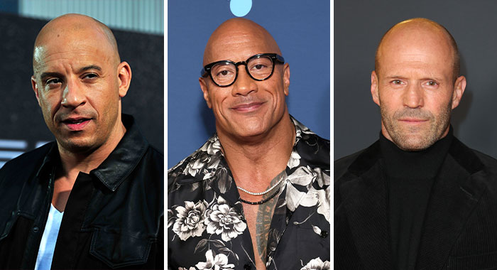 Three actors at different events, highlighting outrageous demands actors have allegedly put in their contracts.