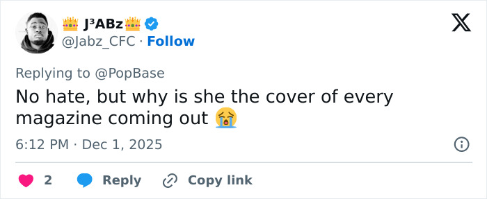 User tweet questioning Cynthia Erivo’s frequent magazine covers amid Wicked For Good success debate User tweet questioning Cynthia Erivo’s frequent magazine covers amid Wicked For Good success debate