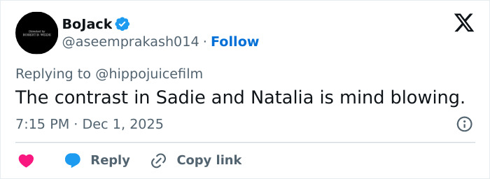 Stranger Things star Natalia Dyer with a worried expression, fans comparing her appearance to Ariana Grande.