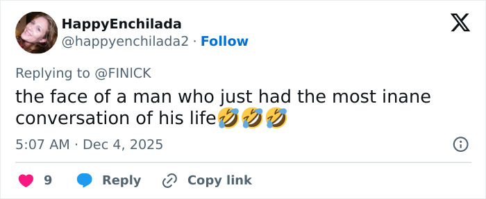 Tweet reacting to Ethan Hawke and Sydney Sweeney pairing, sparking an online firestorm in a humorous conversation.