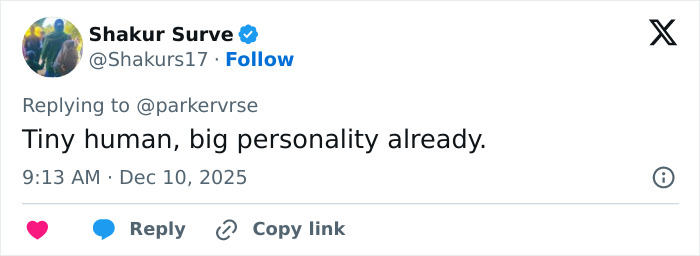 Tweet from Shakur Surve commenting on Millie Bobby Brown's newborn daughter with a viral theory about the baby after new pics emerged. Tweet from Shakur Surve commenting on Millie Bobby Brown's newborn daughter with a viral theory about the baby after new pics emerged.