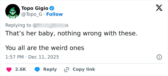 Twitter reply defending mother-son photoshoot, sparking heated parenting debate over dating your own son question.