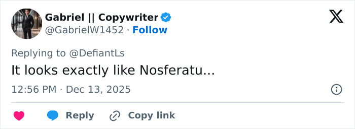 Tweet from Gabriel responding to a comment about Cynthia Erivo's oddly large hands sparking debate online.