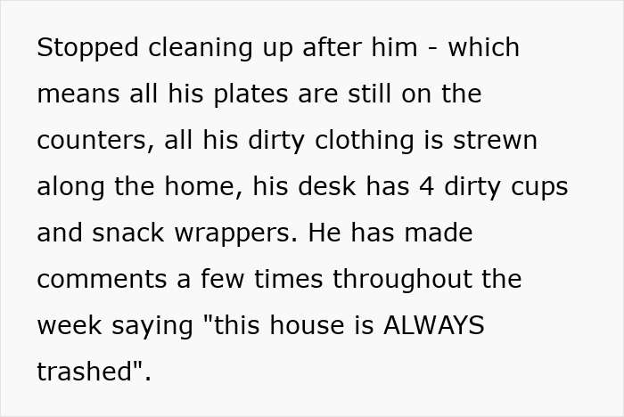 Messy home with dirty dishes, scattered clothing, and cluttered desk, highlighting chores dumped on stay-at-home mom labeled lazy.