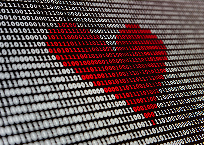 Binary code screen with red heart symbol representing website offering intimate encounters and K-Drama-style dates. Binary code screen with red heart symbol representing website offering intimate encounters and K-Drama-style dates.
