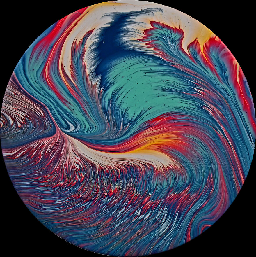 Satisfying Acrylic Pour With A Gravy Boat | Relaxing Fluid Art ASMR Satisfying Acrylic Pour With A Gravy Boat | Relaxing Fluid Art ASMR