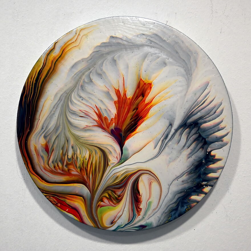 Wildflower ~ Hypnotic Paint Flow 🎨 Acrylic Pour With A Gravy Boat / ASMR Wildflower ~ Hypnotic Paint Flow 🎨 Acrylic Pour With A Gravy Boat / ASMR