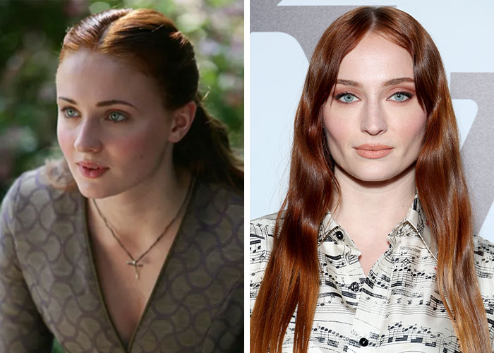 Two Hollywood actresses with similar facial features, sparking debate about actresses starting to look identical.