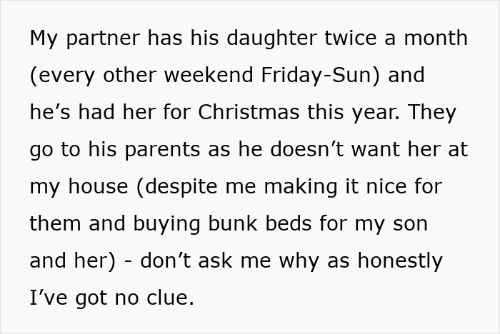 Wife heartbroken as hubby ditches her and baby on Christmas, spending time with his other kid instead.