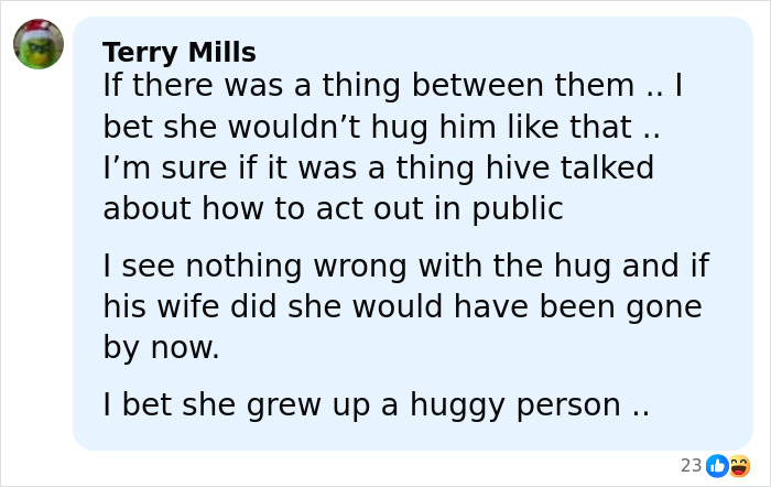 Alt text:
Comment discussing JD Vance's marriage speculation after Erika Kirk viral hug and Usha&rsquo;s bare finger details.