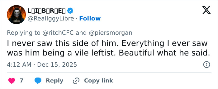 Tweet highlighting MAGA hypocrisy in reactions comparing Rob Reiner's slaying to Charlie Kirk's comments.