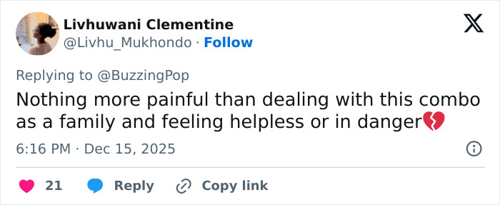 Tweet expressing emotional pain about family issues related to Rob Reiner and son Nick before fatal incident. Tweet expressing emotional pain about family issues related to Rob Reiner and son Nick before fatal incident.