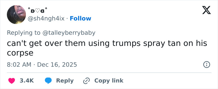 Screenshot of a social media post reacting to Erika Kirk's curated moment with husband Charlie&rsquo;s body slammed clip.