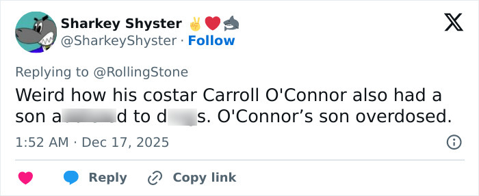 Screenshot of a tweet discussing Rob Reiner's son and celebrities at Conan O'Brien's party that freaked everyone out. Screenshot of a tweet discussing Rob Reiner's son and celebrities at Conan O'Brien's party that freaked everyone out.