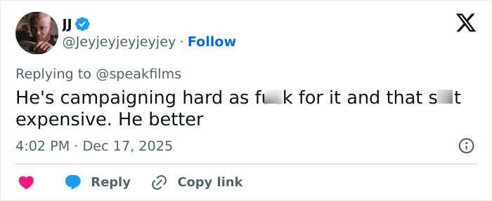 Screenshot of a Twitter reply criticizing Timothée Chalamet’s arrogance following an embarrassing interview backlash. Screenshot of a Twitter reply criticizing Timothée Chalamet’s arrogance following an embarrassing interview backlash.