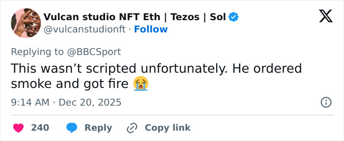 Tweet about Jake Paul&rsquo;s broken jaw becoming the internet&rsquo;s latest punchline with a crying emoji reaction.