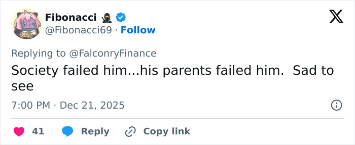 Screenshot of a tweet expressing sadness over Tylor Chase&rsquo;s co-star&rsquo;s homelessness and societal failure to support him.