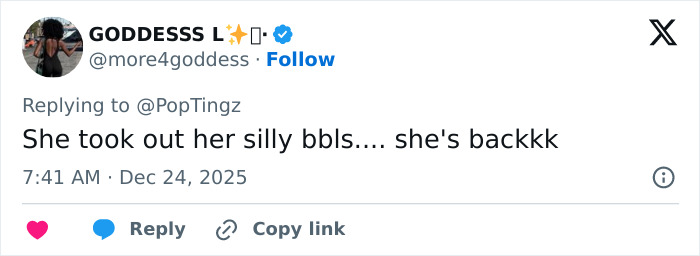 Social media user reacts to Madonna's holiday lingerie photoshoot, sparking frenzy over alleged heavy Photoshop use.