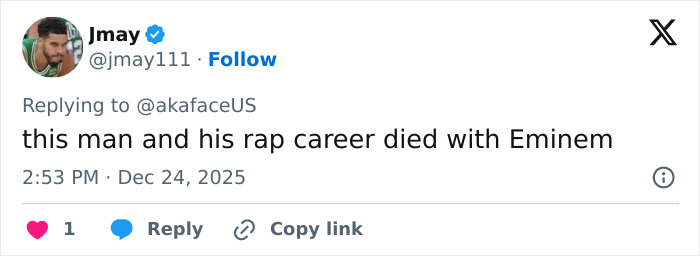Screenshot of a social media post commenting on Machine Gun Kelly's boy band dancing going viral with negative reactions. Screenshot of a social media post commenting on Machine Gun Kelly's boy band dancing going viral with negative reactions.