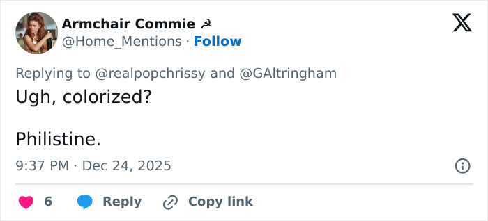Screenshot of a social media post criticizing Amazon Prime for cutting a crucial scene from a beloved Christmas classic.