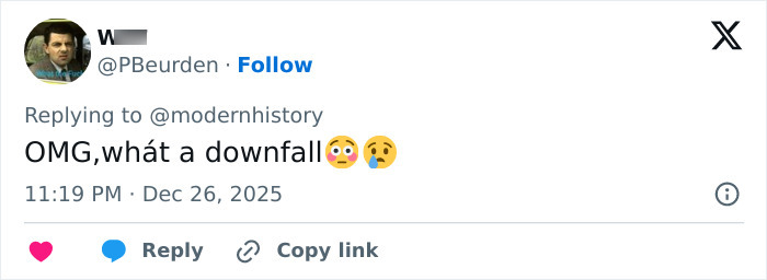 Tweet showing user reaction to former child actor Tylor Chase’s rap sheet and recent troubles, with mother’s warning.