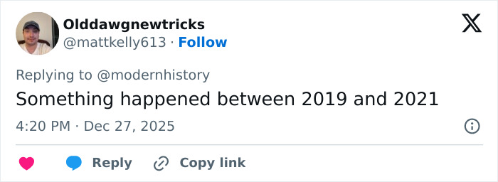 Former child actor Tylor Chase wearing a cap and t-shirt, responding to a social media thread about his recent troubles.