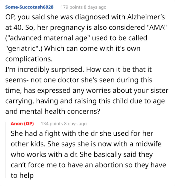 Text conversation about a childfree woman refusing responsibility for her sister’s new baby and pregnancy concerns. Text conversation about a childfree woman refusing responsibility for her sister’s new baby and pregnancy concerns.