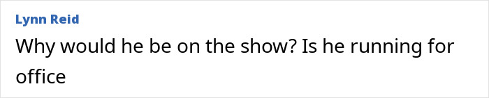 Comment by Lynn Reid questioning the debate appearance related to Scott Jennings and Michael Douglas&rsquo;s nepo baby son.