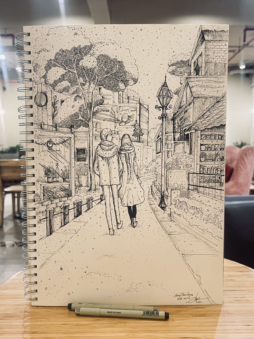 My 6 Hand-Drawing About Christmas Decorations