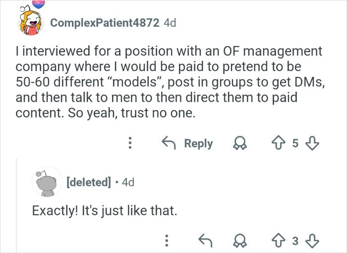 Screenshot of an online post discussing deception and trust in social media, related to ex-employee who discredited veganism.