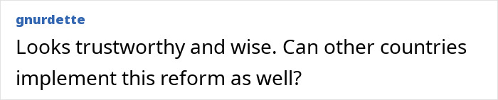 Comment text on a white background discussing trustworthiness and reform related to Lithuania lawmaker&rsquo;s cat consent law.