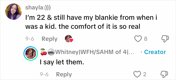 TikTok comments on a viral homeschool clip raise eyebrows and spark debate on parenting choices and comfort items.