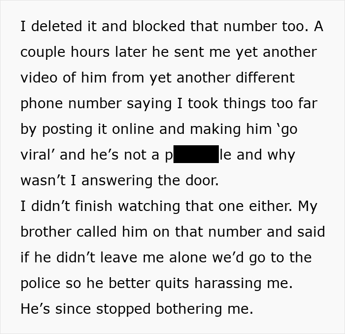 Text excerpt from a story about a boyfriend demanding laser removal of body hair and the online reaction.