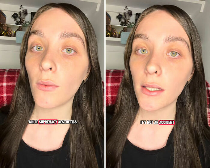 A woman with long dark hair discusses Pantone&rsquo;s racist color of the year sparking online meltdown about white supremacy.