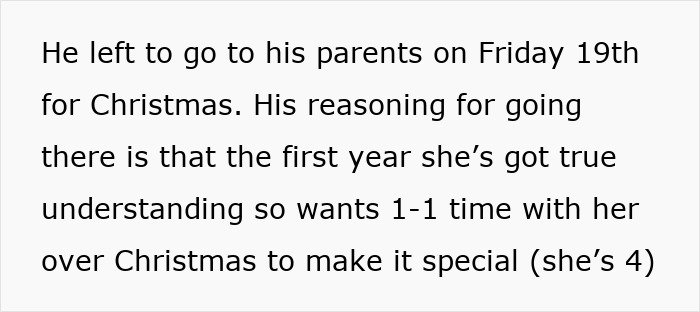 Wife heartbroken as hubby ditches her and baby for Christmas to spend time with his other kid instead