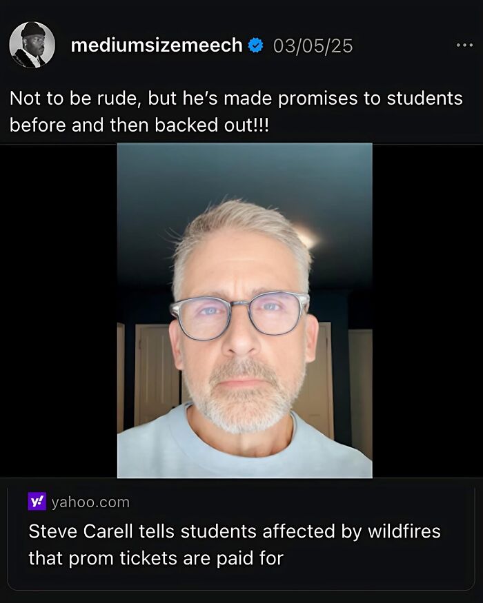 Close-up of a man with glasses and gray hair in a room, related to popular movie memes and internet humor.