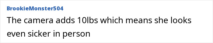 Comment discussing appearance and body-shaming related to Ariana Grande’s past claim sparking outrage on social media. Comment discussing appearance and body-shaming related to Ariana Grande’s past claim sparking outrage on social media.
